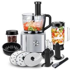 1100W Food Processor 3.2L+1.5L